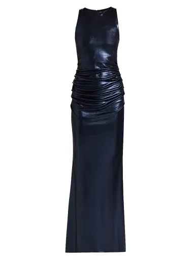 Chiara Boni La Petite Robe Women's Zari Splendid Metallic Jersey Gown | Thumbnail 1