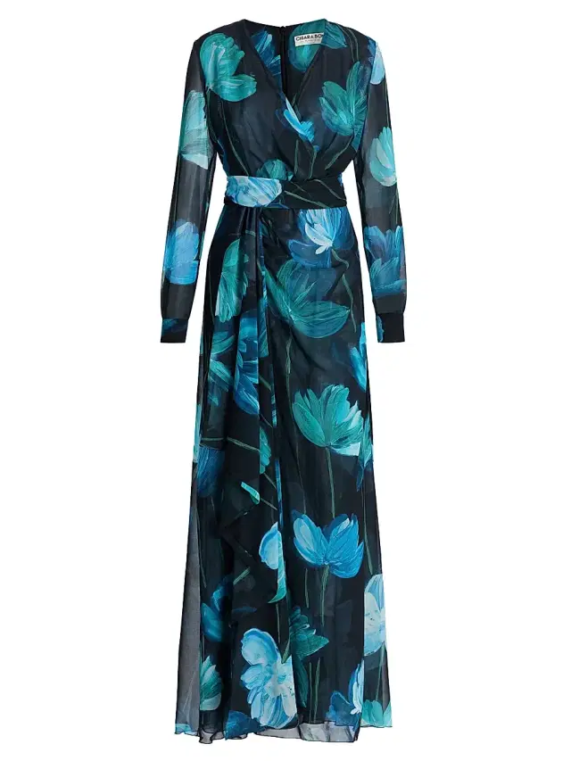 Chiara Boni La Petite Robe Women's Flisky Floral Georgette Gown
