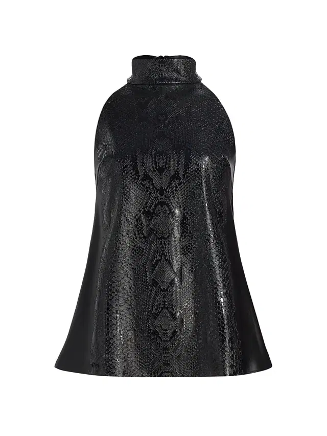 Chiara Boni La Petite Robe Women's Tiffy Jersey Halterneck Top - Black