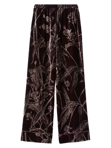 La DoubleJ Women's Pajama Pants - Bamboo Burgundy - Size XL | Thumbnail 2 La DoubleJ Women's Pajama Pants - Bamboo Burgundy - Size XL | Thumbnail 2