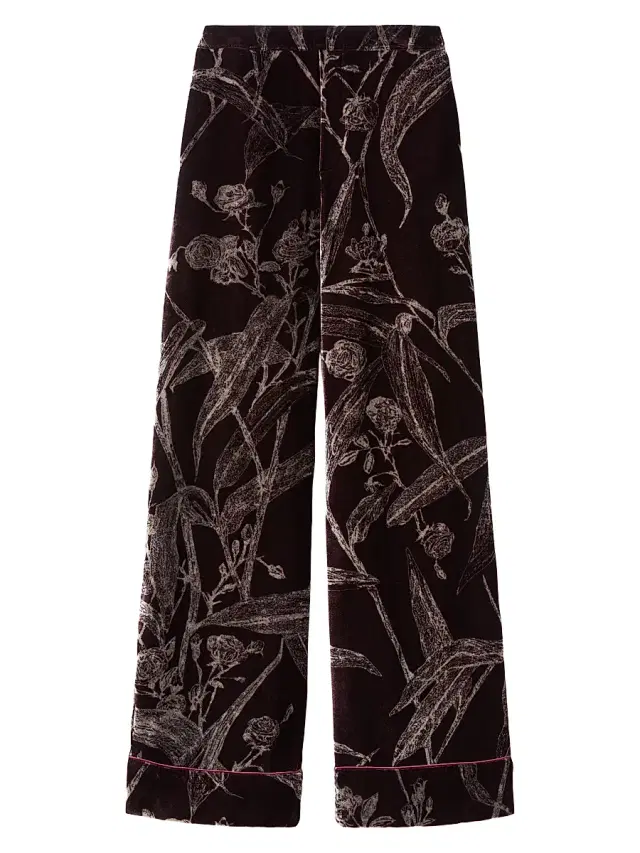 Women's Pajama Pants - Bamboo Burgundy