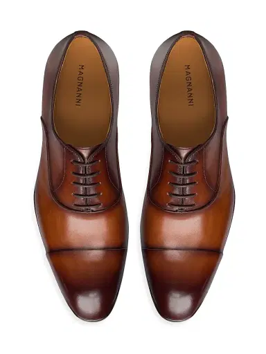 Magnanni Men's Naxos Leather Oxfords | Thumbnail 2 Magnanni Men's Naxos Leather Oxfords | Thumbnail 2