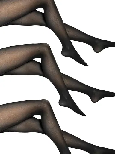 Wolford Women's 3-Pack Fatal 50 Tights - Black - Size Large | Thumbnail 3 Wolford Women's 3-Pack Fatal 50 Tights - Black - Size Large | Thumbnail 3