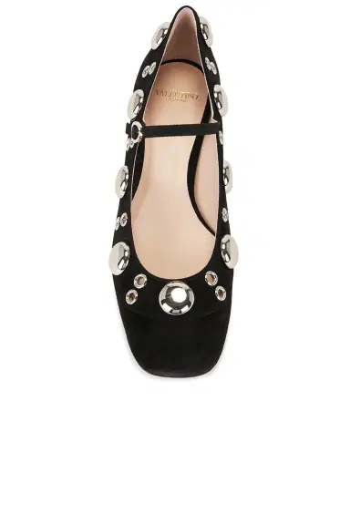 Valentino Garavani Nellcote Ballerina Pump | Thumbnail 4 Valentino Garavani Nellcote Ballerina Pump | Thumbnail 4