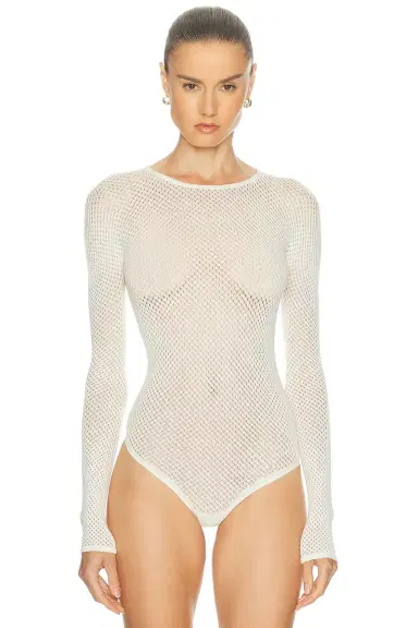 WARDROBE.NYC X Rosie Huntington-Whiteley Web Bodysuit | Thumbnail 2 WARDROBE.NYC X Rosie Huntington-Whiteley Web Bodysuit | Thumbnail 2