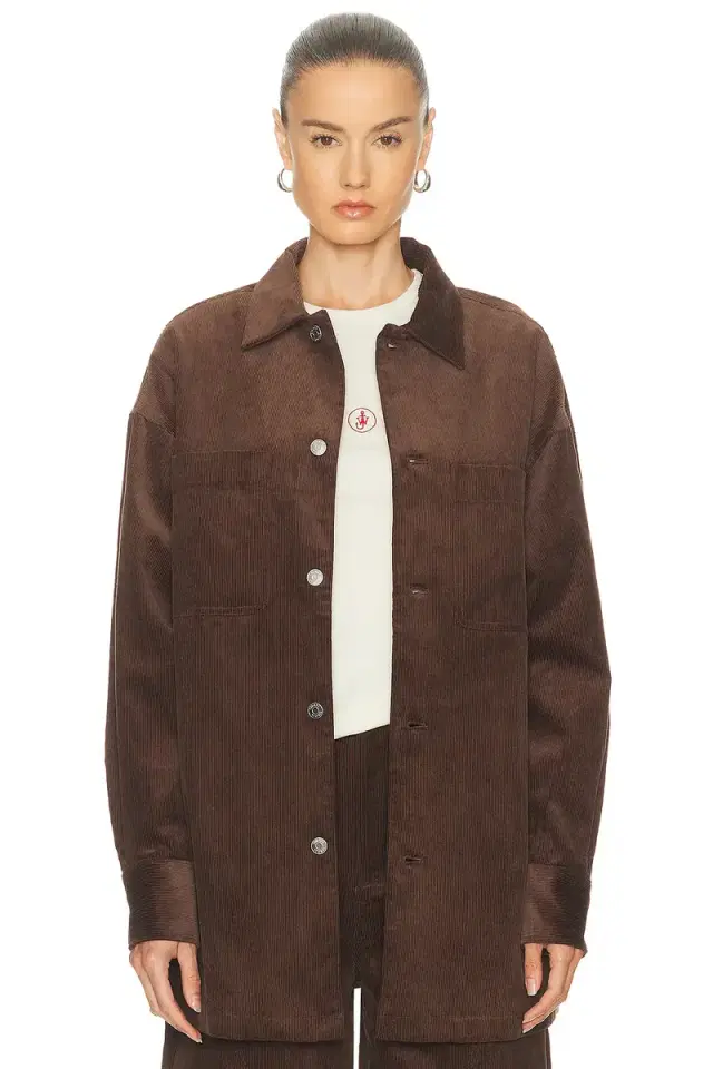 SEROYA April Corduroy Shacket