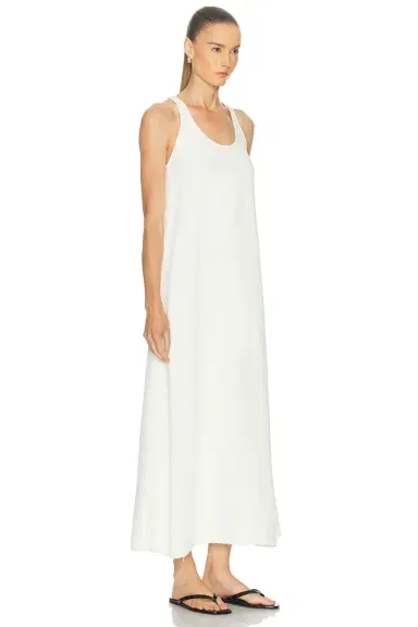 TOTEME Scoop Neck Sablé Dress | Thumbnail 2