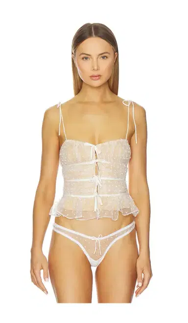 For Love & Lemons Devon Dot Bustier | Thumbnail 2 For Love & Lemons Devon Dot Bustier | Thumbnail 2