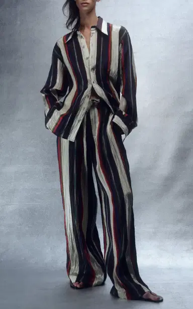 Christopher John Rogers Morris Stripe Relaxed Pants - Multi | Thumbnail 2