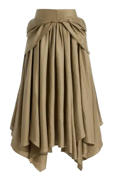 Christopher John Rogers Handkerchief-Hem Maxi Skirt | Thumbnail 3 Christopher John Rogers Handkerchief-Hem Maxi Skirt | Thumbnail 3