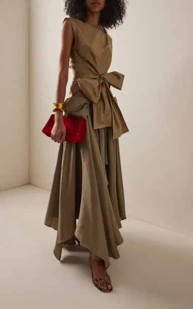 Christopher John Rogers Handkerchief-Hem Maxi Skirt | Thumbnail 8 Christopher John Rogers Handkerchief-Hem Maxi Skirt | Thumbnail 8