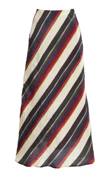 Christopher John Rogers Morris Striped Midi Skirt | Thumbnail 12