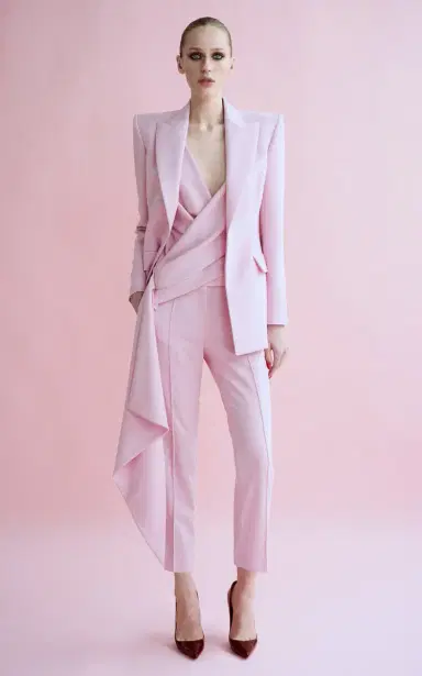 Alex Perry Single-Breasted Virgin-Wool Blazer | Thumbnail 2