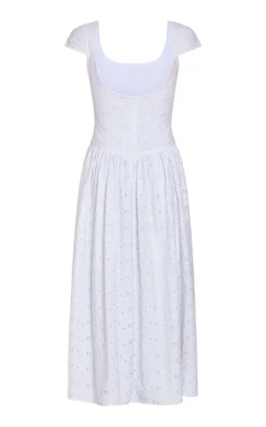 Markarian Cora Jersey Eyelet Midi Dress | Thumbnail 3