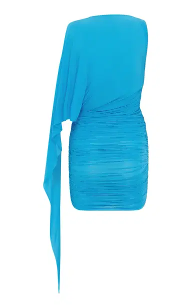 Alex Perry One-Shoulder Jersey Mini Dress | Thumbnail 5 Alex Perry One-Shoulder Jersey Mini Dress | Thumbnail 5