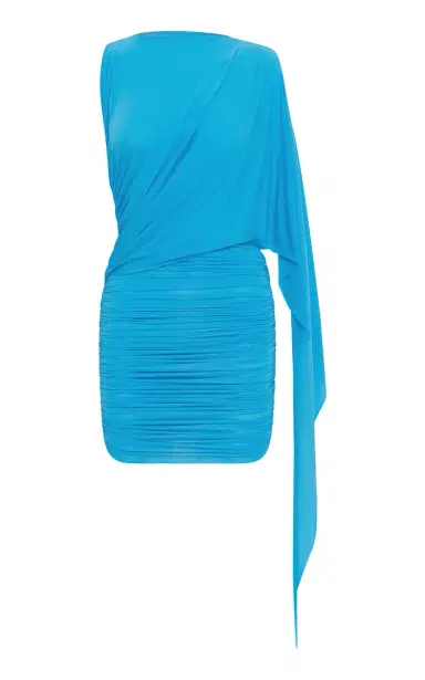 Alex Perry One-Shoulder Jersey Mini Dress | Thumbnail 6 Alex Perry One-Shoulder Jersey Mini Dress | Thumbnail 6
