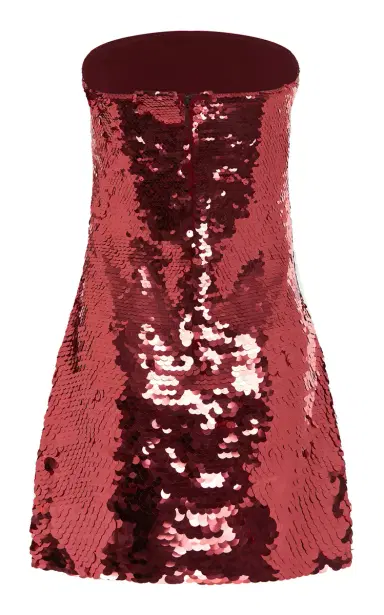 Alex Perry Strapless Sequined Mini Dress | Thumbnail 3