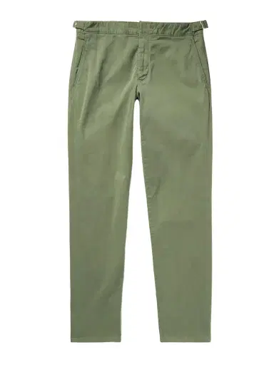 Orlebar Brown Fallon Slim-Fit Straight-Leg Organic Cotton-Blend Twill Trousers - Men | Thumbnail 1