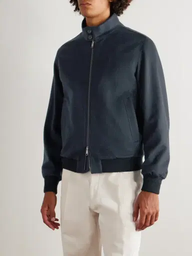 Zegna Oasi Cashmere Blouson Jacket - Men | Thumbnail 3