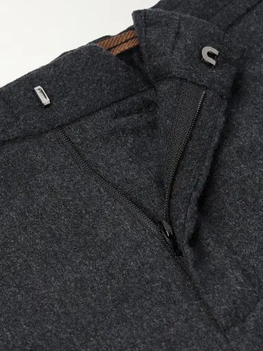 Zegna Tapered Wool Trousers - Men | Thumbnail 6