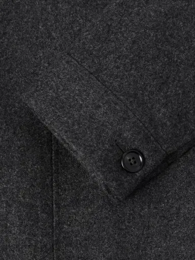 Zegna Il Conte Leather-Trimmed Oasi Cashmere Overshirt - Men | Thumbnail 6