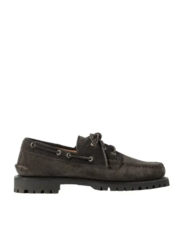 Hex Eye Suede Boat Shoes - Men