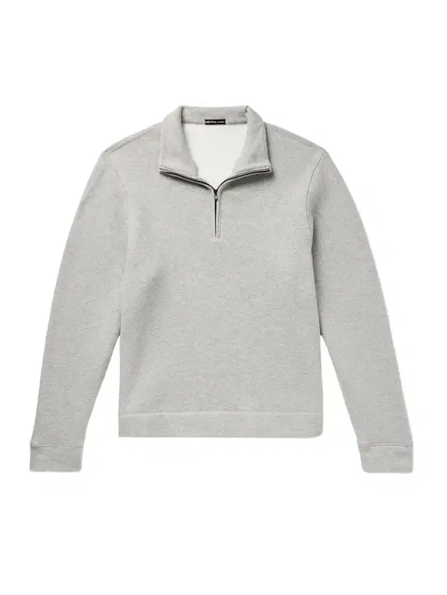 Cozy Cotton-Blend Jersey Half-Zip Sweatshirt - Men