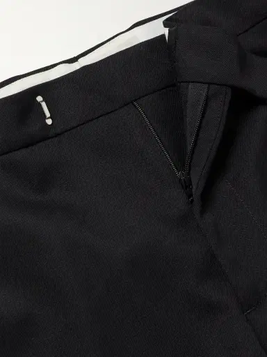 Alexander McQueen Straight-Leg Wool-Twill Trousers - Men | Thumbnail 5