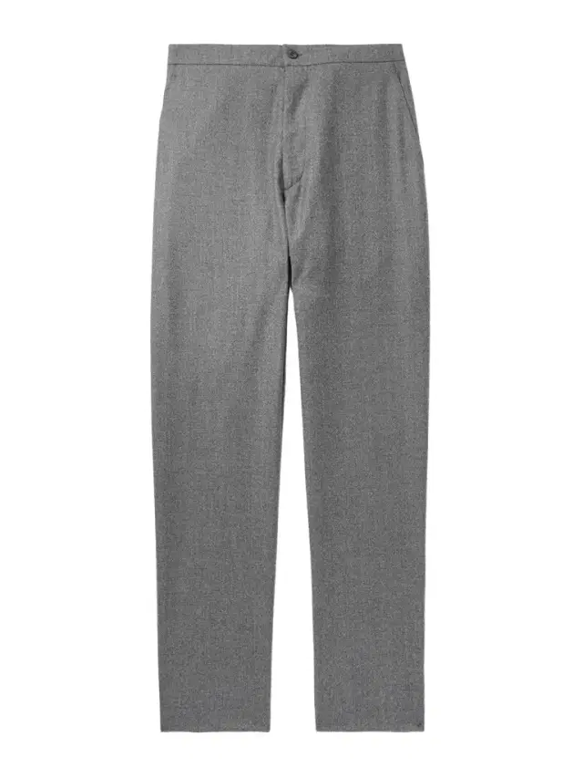 Straight-Leg Virgin Wool-Flannel Drawstring Trousers - Men