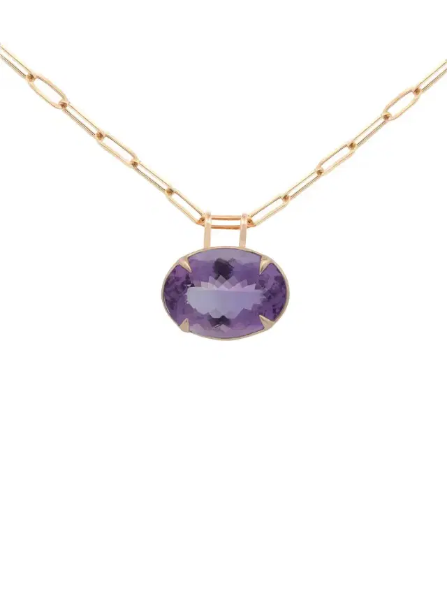 Wish Fine Jewelry 22,20cts Amethyst 18K Gold Pendant