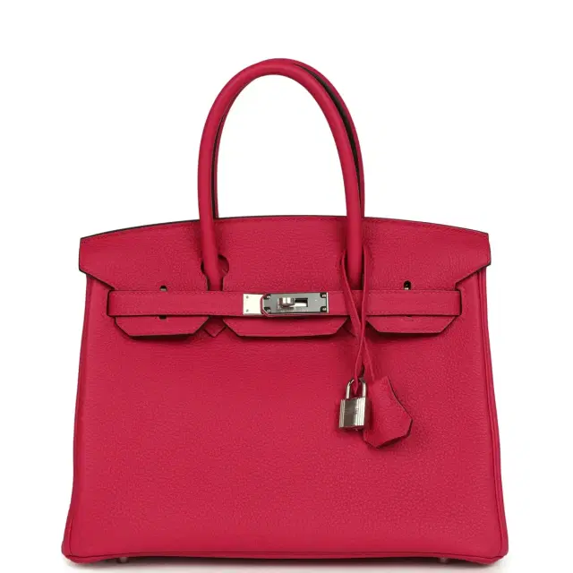 hermes Hermes Birkin 30 Rose Extreme Togo Palladium Hardware