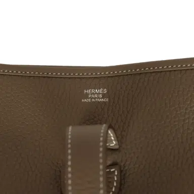 HERMÈS Hermes Evelyne III GM Etoupe Clemence Palladium Hardware | Thumbnail 7