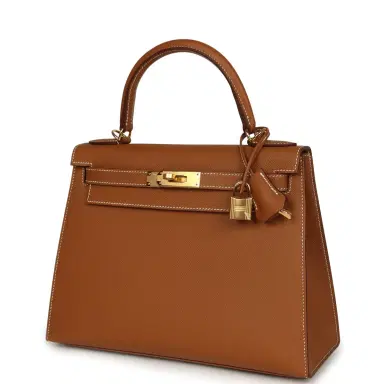 HERMÈS Hermes Kelly Sellier 28 Gold Epsom Gold Hardware | Thumbnail 3 HERMÈS Hermes Kelly Sellier 28 Gold Epsom Gold Hardware | Thumbnail 3