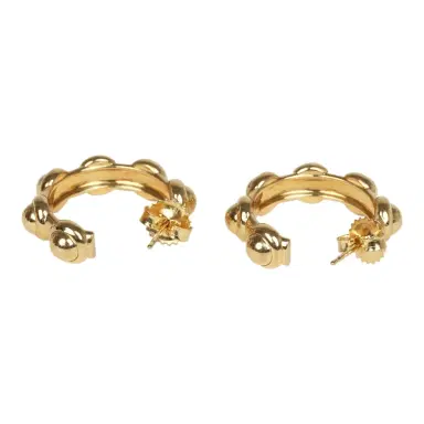 Madison Avenue Couture Jade Ruzzo Pop Vic Hoops in 18k Yellow Gold | Thumbnail 4 Madison Avenue Couture Jade Ruzzo Pop Vic Hoops in 18k Yellow Gold | Thumbnail 4
