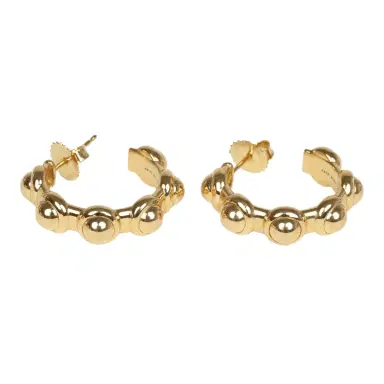 Madison Avenue Couture Jade Ruzzo Pop Vic Hoops in 18k Yellow Gold | Thumbnail 1 Madison Avenue Couture Jade Ruzzo Pop Vic Hoops in 18k Yellow Gold | Thumbnail 1