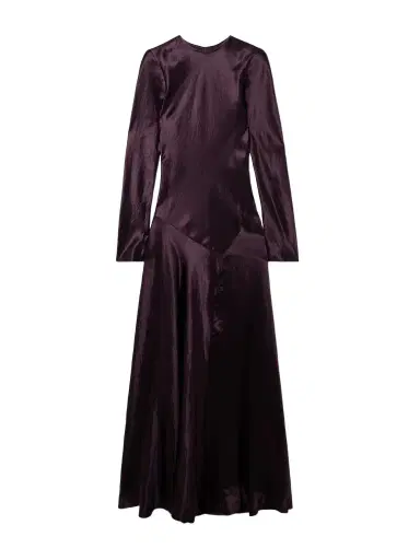 Abadia Yara Paneled Hammered-satin Maxi Dress | Thumbnail 1
