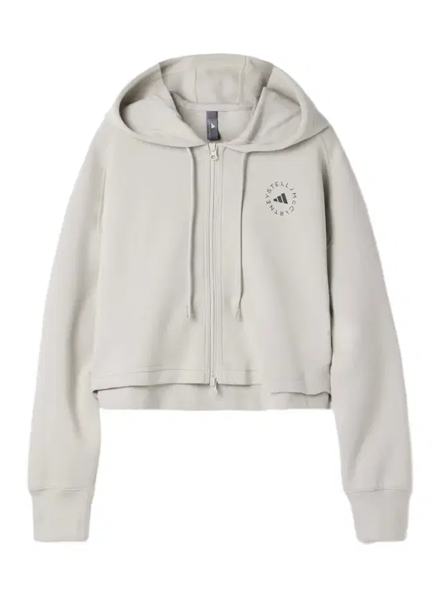 Cropped Organic Cotton-blend Jersey Hoodie