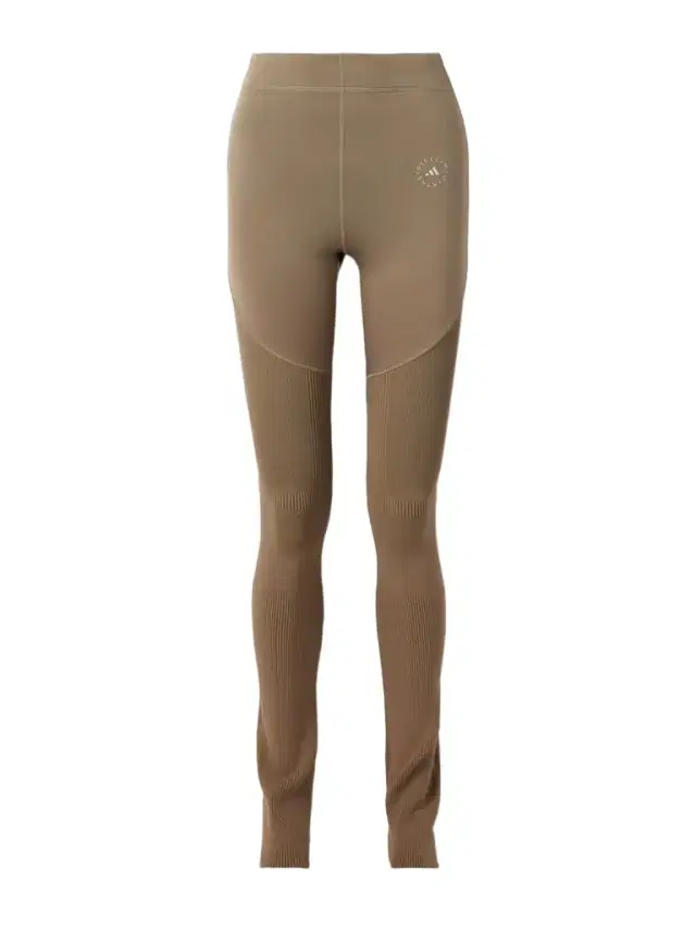 Paneled Stretch Recycled And Ribbed-knit Leggings