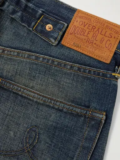 RRL Distressed High-rise Wide-leg Jeans | Thumbnail 6 RRL Distressed High-rise Wide-leg Jeans | Thumbnail 6