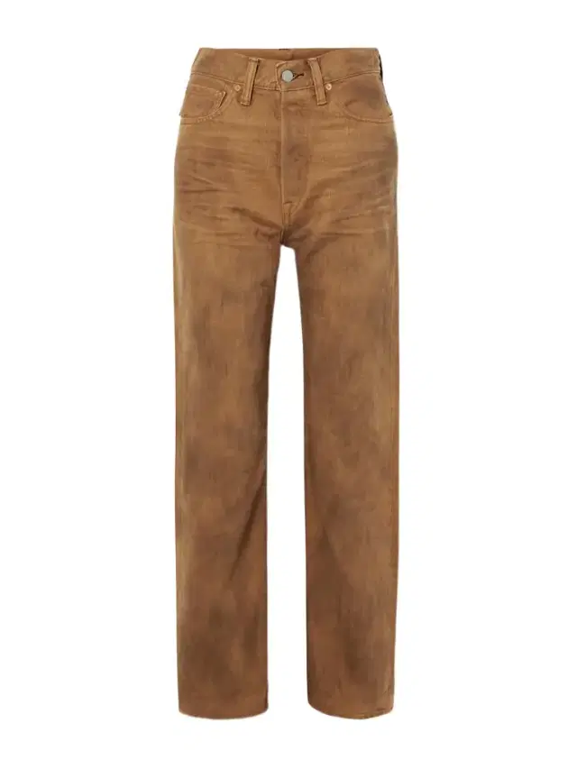 RRL High-rise Straight-leg Jeans