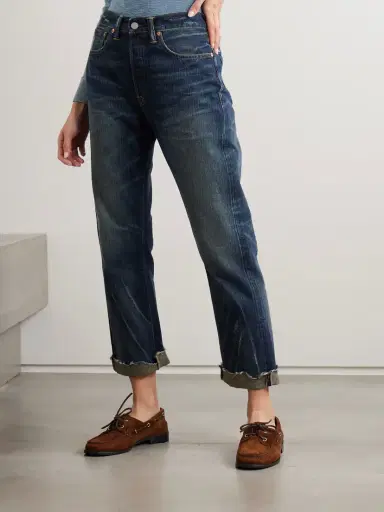 RRL Cropped Mid-rise Straight-leg Jeans | Thumbnail 3 RRL Cropped Mid-rise Straight-leg Jeans | Thumbnail 3