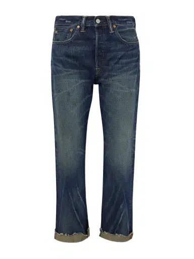RRL Cropped Mid-rise Straight-leg Jeans | Thumbnail 1 RRL Cropped Mid-rise Straight-leg Jeans | Thumbnail 1