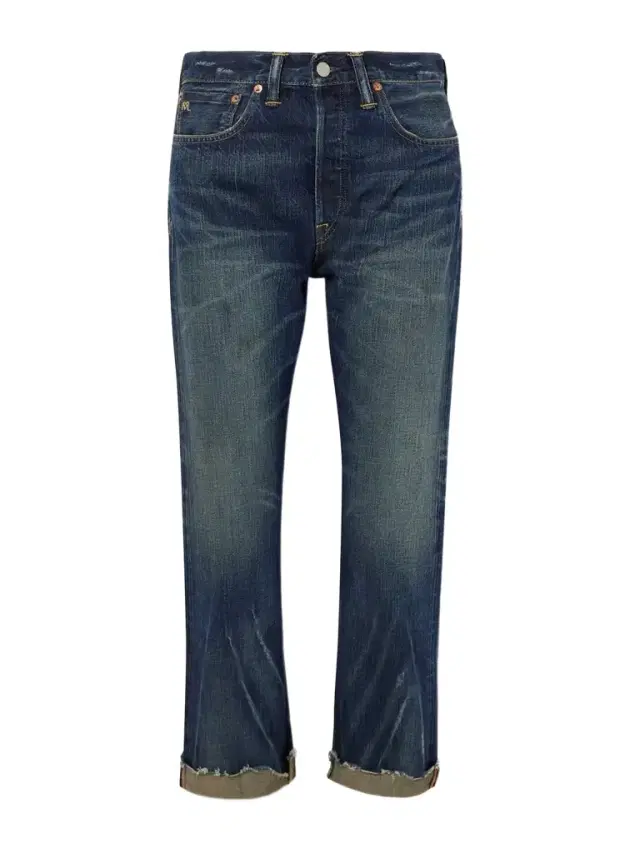 RRL Cropped Mid-rise Straight-leg Jeans