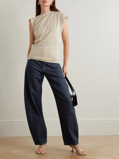 AGOLDE Luna Pieced High-waist Tapered Jeans | Thumbnail 2 AGOLDE Luna Pieced High-waist Tapered Jeans | Thumbnail 2