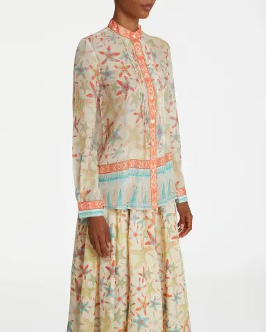 Emporio Sirenuse Chiara Shirt In Sea Stars | Thumbnail 5