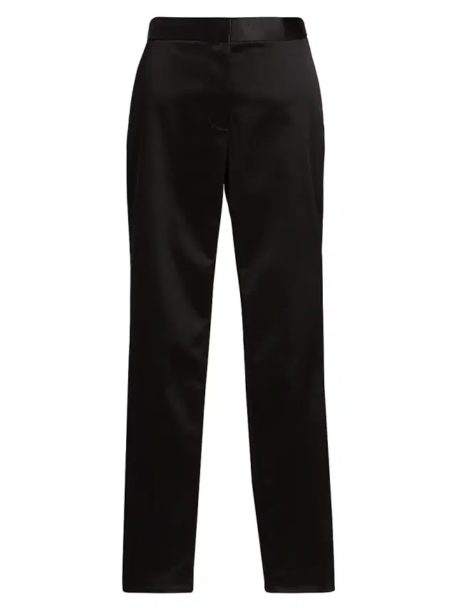 Rosetta Getty Women's Cropped Skinny Pants - Black