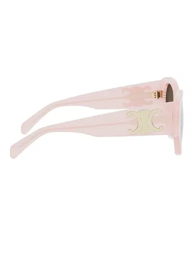 Celine Women's Maxi Triomphe 55MM Butterfly Sunglasses - Shiny Pink Gradient Smoke | Thumbnail 7 Celine Women's Maxi Triomphe 55MM Butterfly Sunglasses - Shiny Pink Gradient Smoke | Thumbnail 7