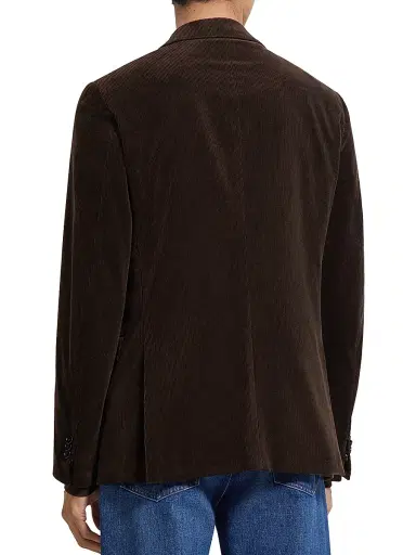 Zegna Men's Cashco Blazer - Dark Brown - Size 44 | Thumbnail 3