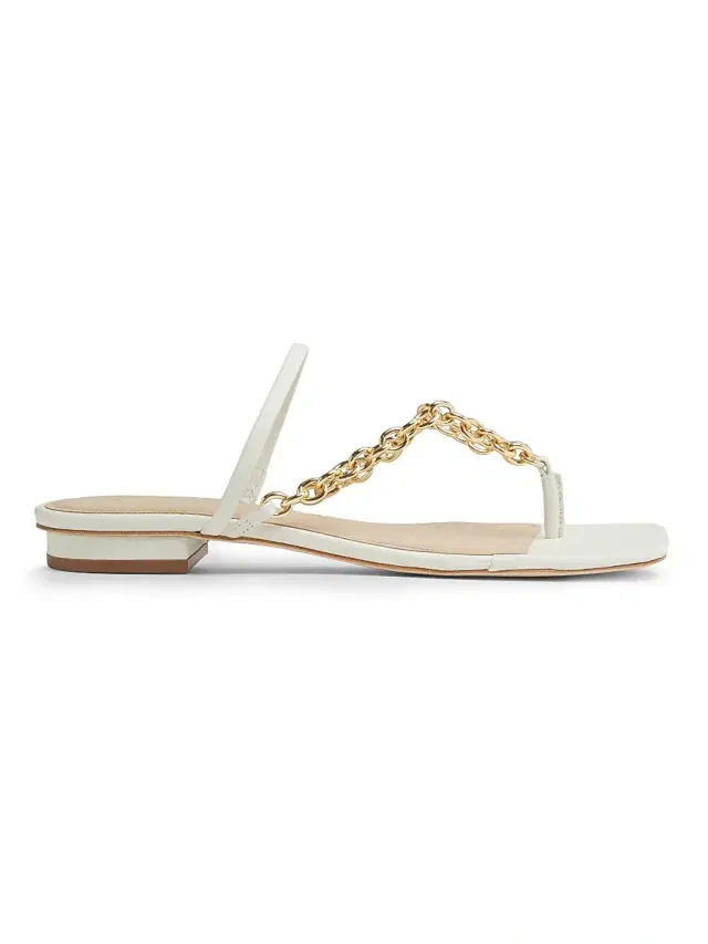 22élevé Women's Chain-Detailed Leather Sandals -