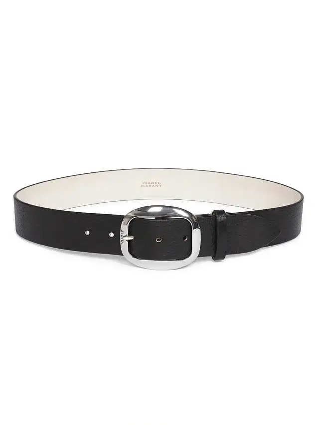 Isabel Marant Women's Dara Leather Belt - Black Silver
